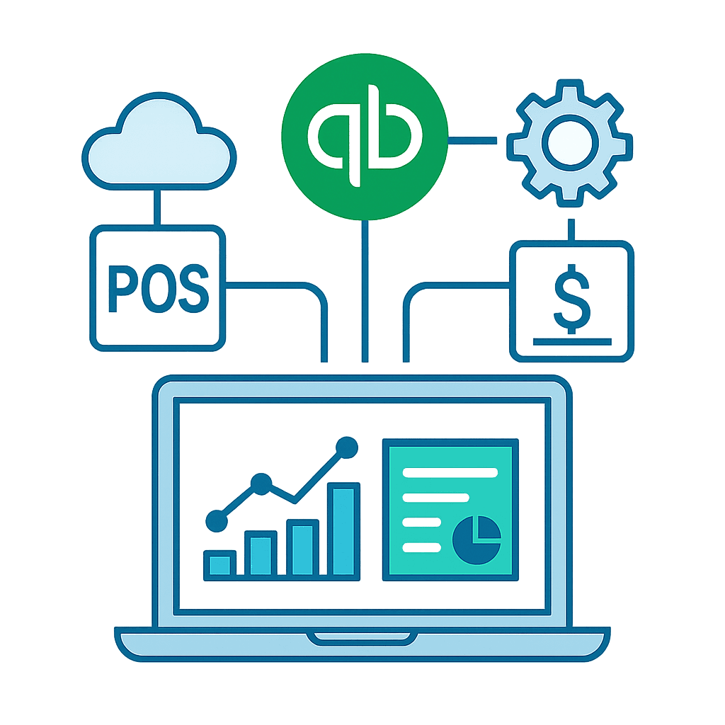 Dashboard showing integrations